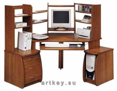 Компьютерный стол Ренде - вид 1 миниатюра