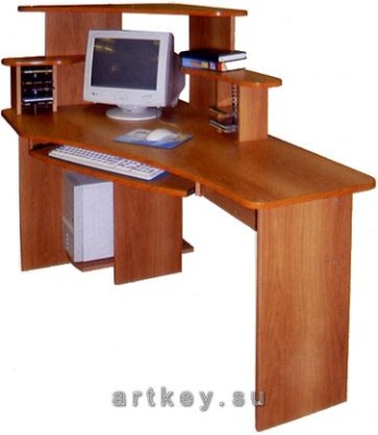 Компьютерный стол Византия - вид 1 миниатюра