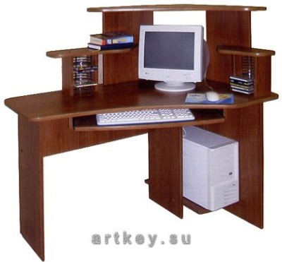 Компьютерный стол Глоренца - вид 1 миниатюра