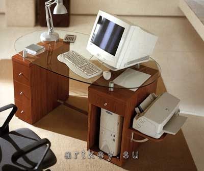 Компьютерный стол Бэрум - вид 1 миниатюра