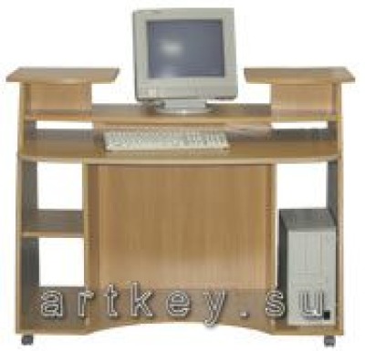 Компьютерный стол Лестер - вид 1 миниатюра