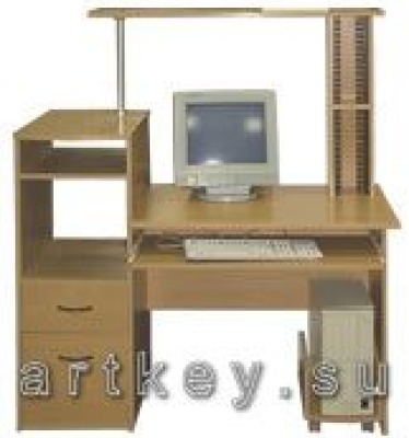 Компьютерный прямой стол Бук - вид 1 миниатюра